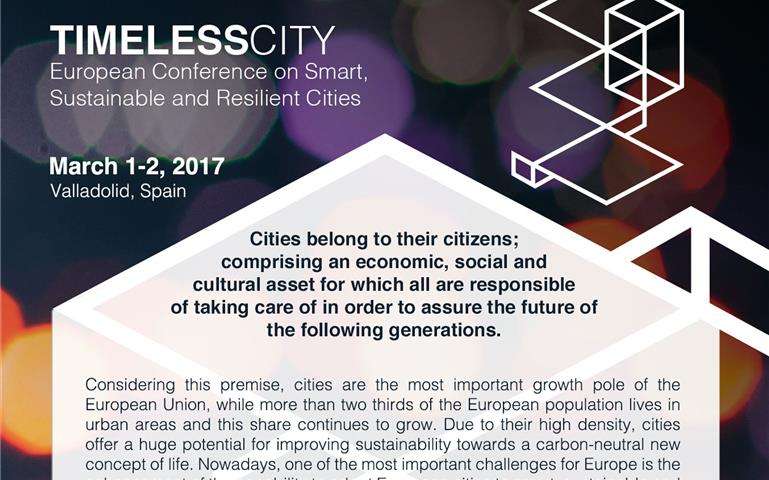 TIMELESSCITY – European Conference on Smart, Sustainable and Resilient Cities