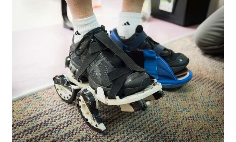 Early study shows shoe attachment can help stroke patients improve their gait