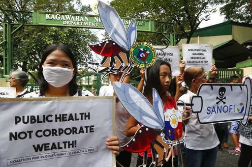 菲律宾想要钱回来赛诺菲登革热疫苗