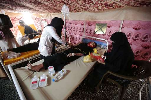 UN: Cholera outbreak in Yemen has spread and over 1,600 dead