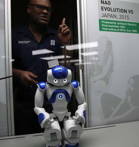 Exhibition charts 500 years of evolution of robots