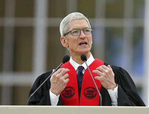 Apple CEO to MIT grads: Tech without values is worthless