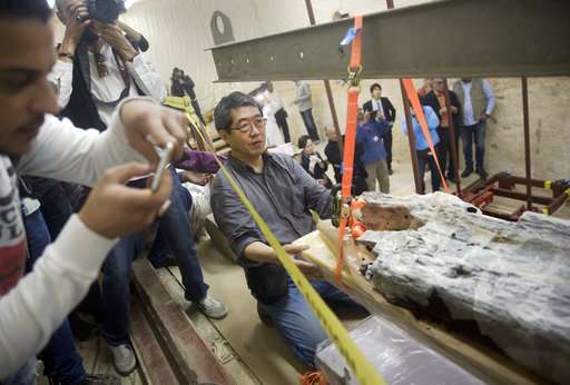 Egypt's famed pyramids get new lab to restore pharaonic boat