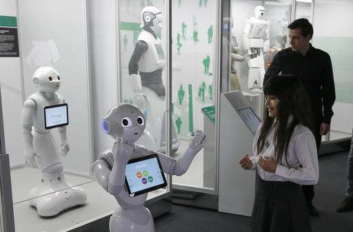 Exhibition charts 500 years of evolution of robots