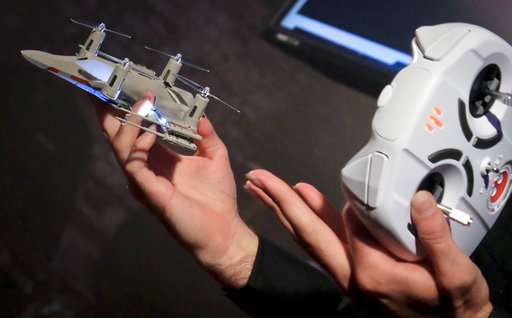 Not droids: "Star Wars" fighting drones hitting the air