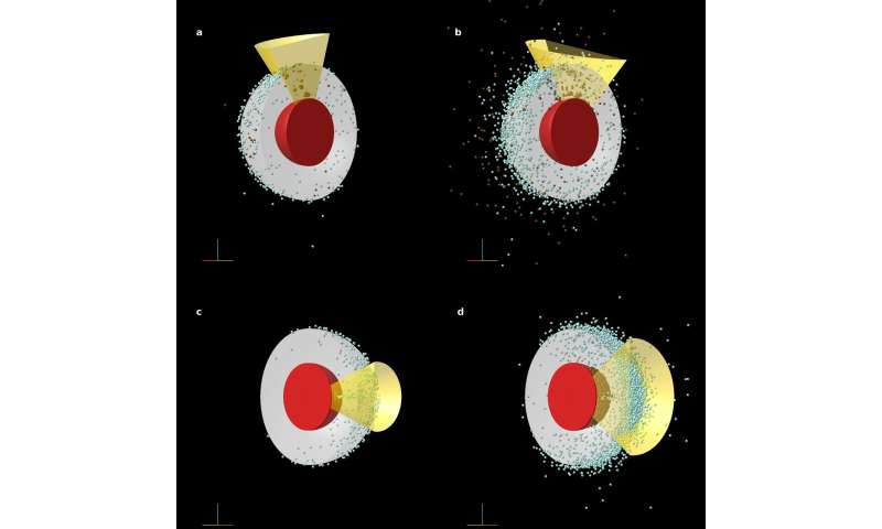 Collisions after moon formation remodeled early Earth