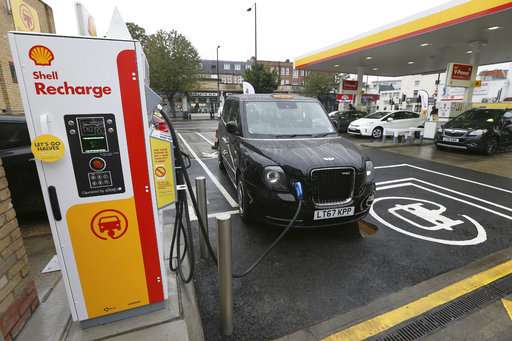 Shell opens its first electric vehicle charging points