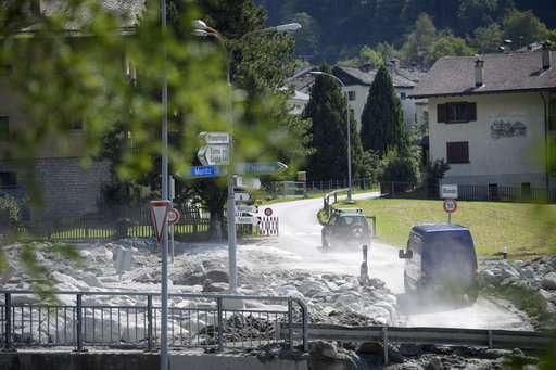 Climate change seen as cause for mudslide in Switzerland