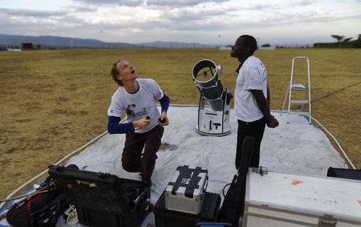 Roaming telescope brings Kenyan kids views of night sky