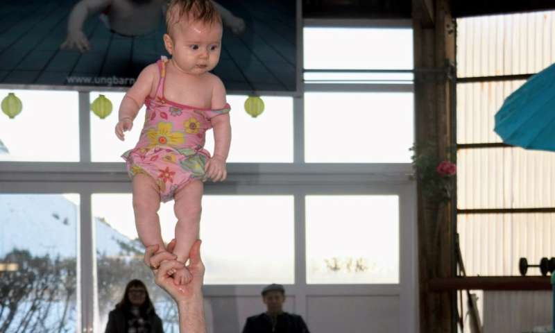 when can babies stand without support