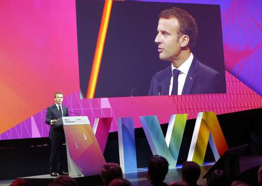 Macron wants to make France gateway to Europe for tech firms