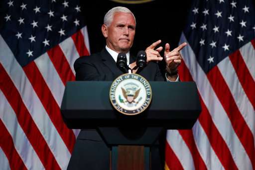 Pence outlines US Space Force plan for 'next battlefield'