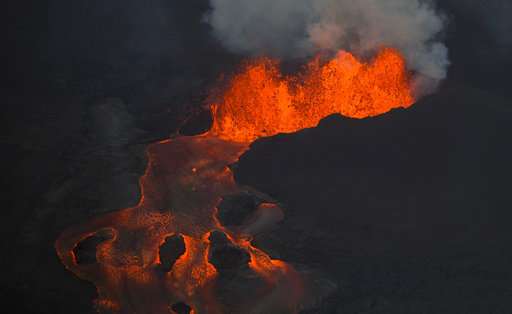 Hawaii volcano unleashes more small blasts, snaking lava