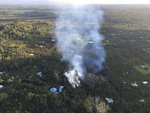 Hawaii volcano sends lava bubbling, forces 1,500 from homes