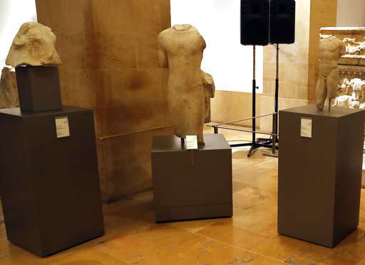 Lebanon displays stolen ancient artifacts returned from US