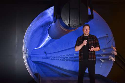 Elon Musk's new tunnel 'a little rough around the edges'