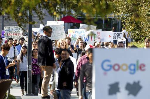 Google employees leave work to protest treatment of women