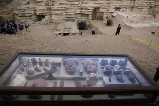 Egypt's newly discovered tombs hold mummies, animal statues