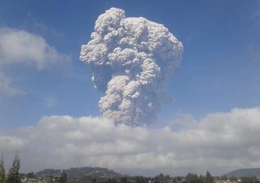 Indonesia's Sinabung volcano unleashes towering ash column