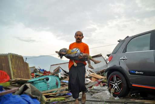 Indonesian quake and tsunami devastates coast, many victims
