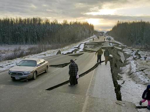 Alaska surveys damage from major earthquakes