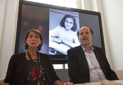 Dutch researchers read 2 covered pages of Anne Frank diary