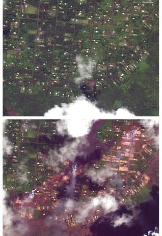 Homeowners scramble as Hawaii volcano spews ash, lava
