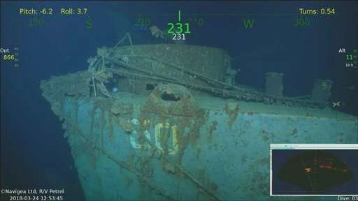 Team backed by Microsoft co-founder locates USS Helena wreck