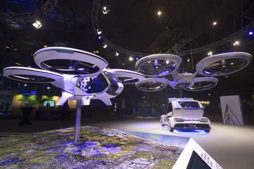 Hailing the future taxi: Drone-car mashup model takes flight