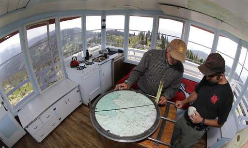 Aging lookout towers still key during fire season in US West