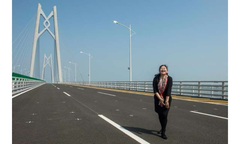 The world's longest sea bridge will not be a place for pedestrians when it finally opens