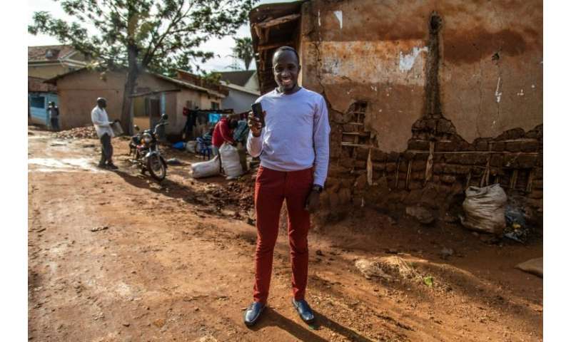Ugandan entrepreneur Moris Atwine, 25, helped to develop a mobile app to aid in the diagnosis of malaria, a worldwide killer, wi