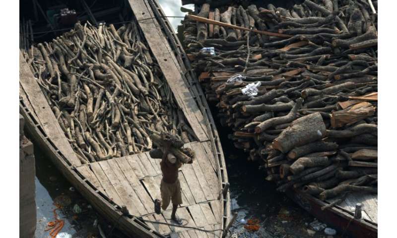 Varanasi burns through as much as 80 tonnes of wood in cremations every day.