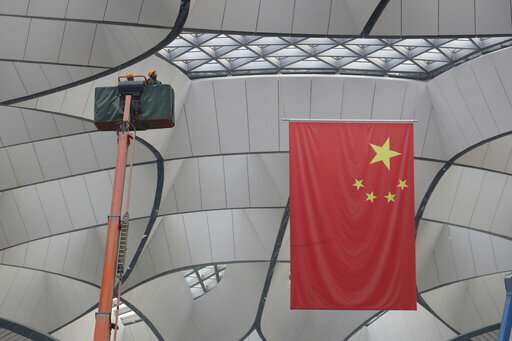 China touts engineering feats of new international airport