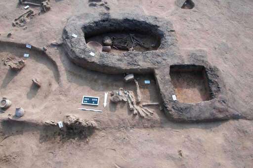 Egypt says archaeologists find ancient tombs in Nile Delta