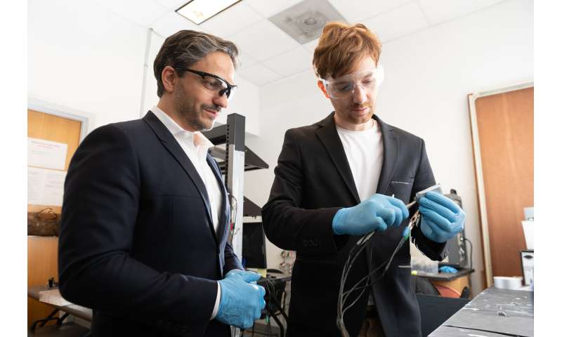 Stretchy plastic electrolytes could enable new lithium-ion battery design