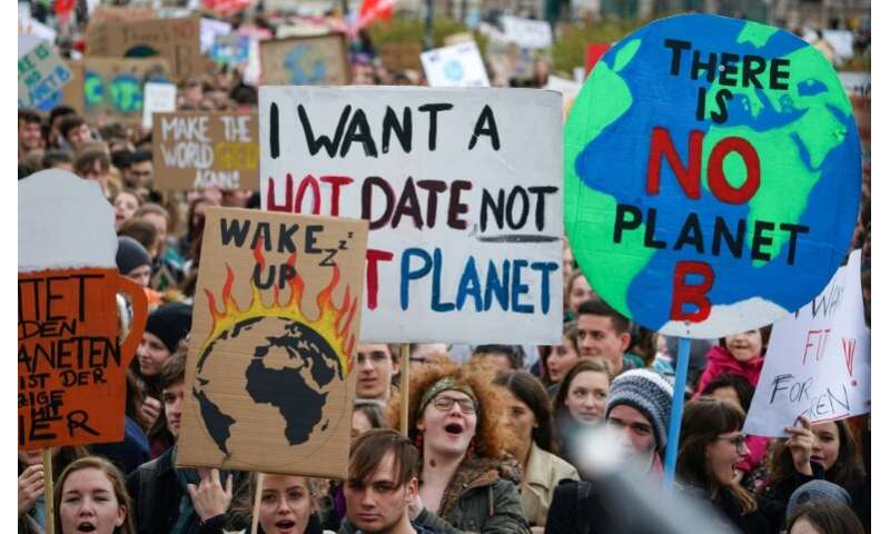 No Planet B': Tens of thousands join global youth demo for climate
