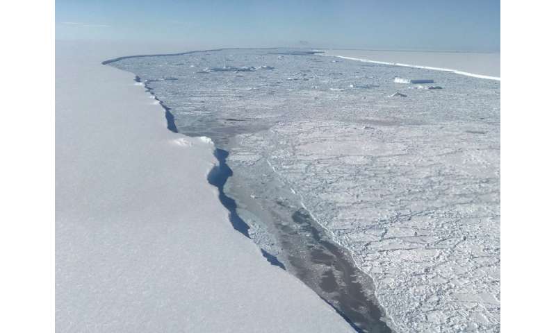 West Antarctica's ice sheet has shed about 150 billion tonnes of mass every year since 2005