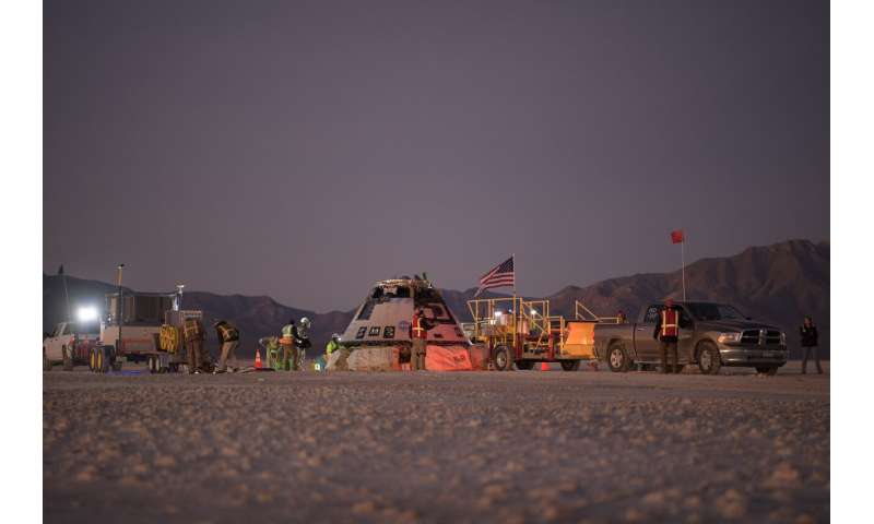 Boeing capsule returns to Earth after aborted space mission (Update)