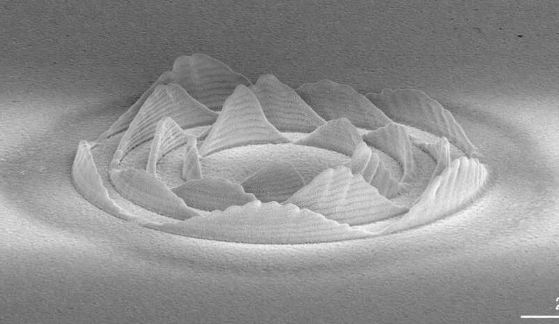 3-D printing of metallic micro-objects