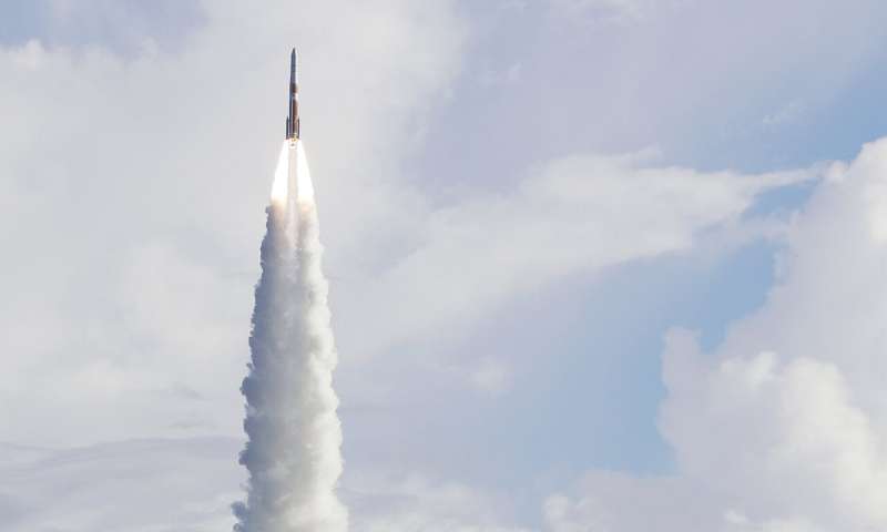 Last of its kind rocket puts GPS satellite in orbit
