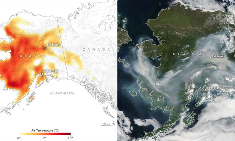 Satellite data record shows climate change's impact on fires