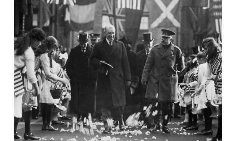 The importance of watching the health of a U.S. President: the Spanish flu and a flawed peace treaty
