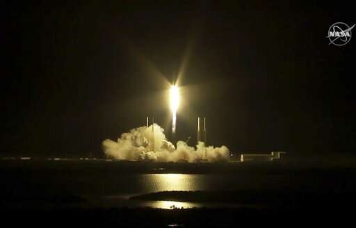 SpaceX shipment reaches space station after weekend launch