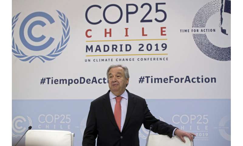 UN chief warns of ‘point of no return’ on climate change