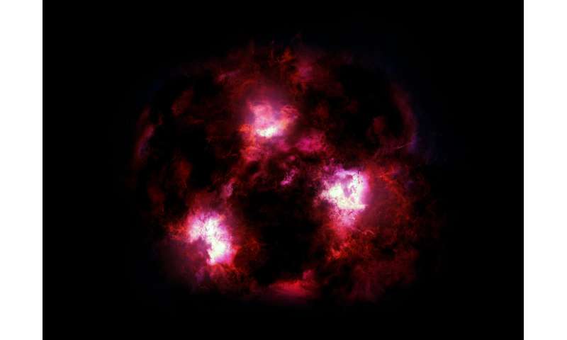 Cosmic Yeti from the dawn of the universe found lurking in dust