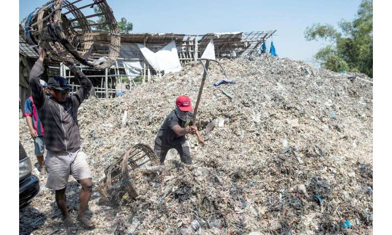 Indonesia's plastic waste imports have soared in the past few years, jumping from 10,000 tons per month in late 2017 to 35,000 t