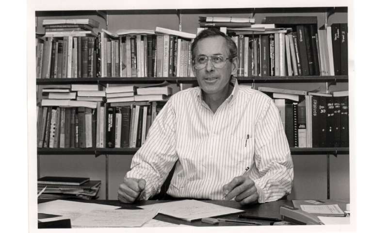 James Peebles at Princeton in 1990