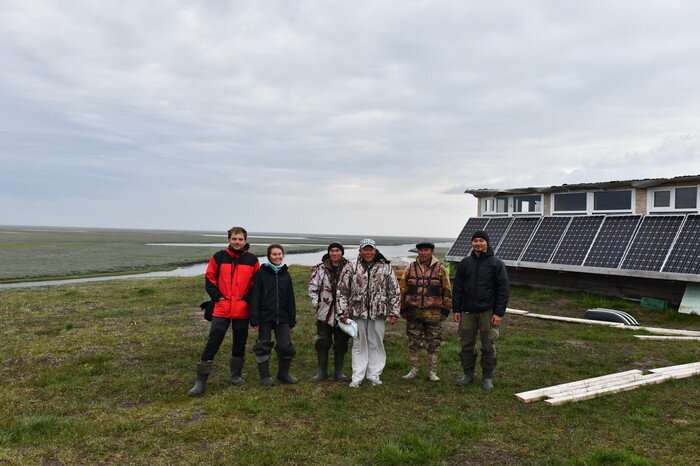 Oases have appeared in the Arctic from permafrost thawing