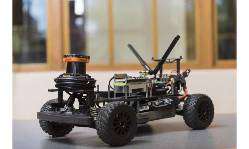 OSU researcher using miniature cars to help advance autonomous vehicle safety